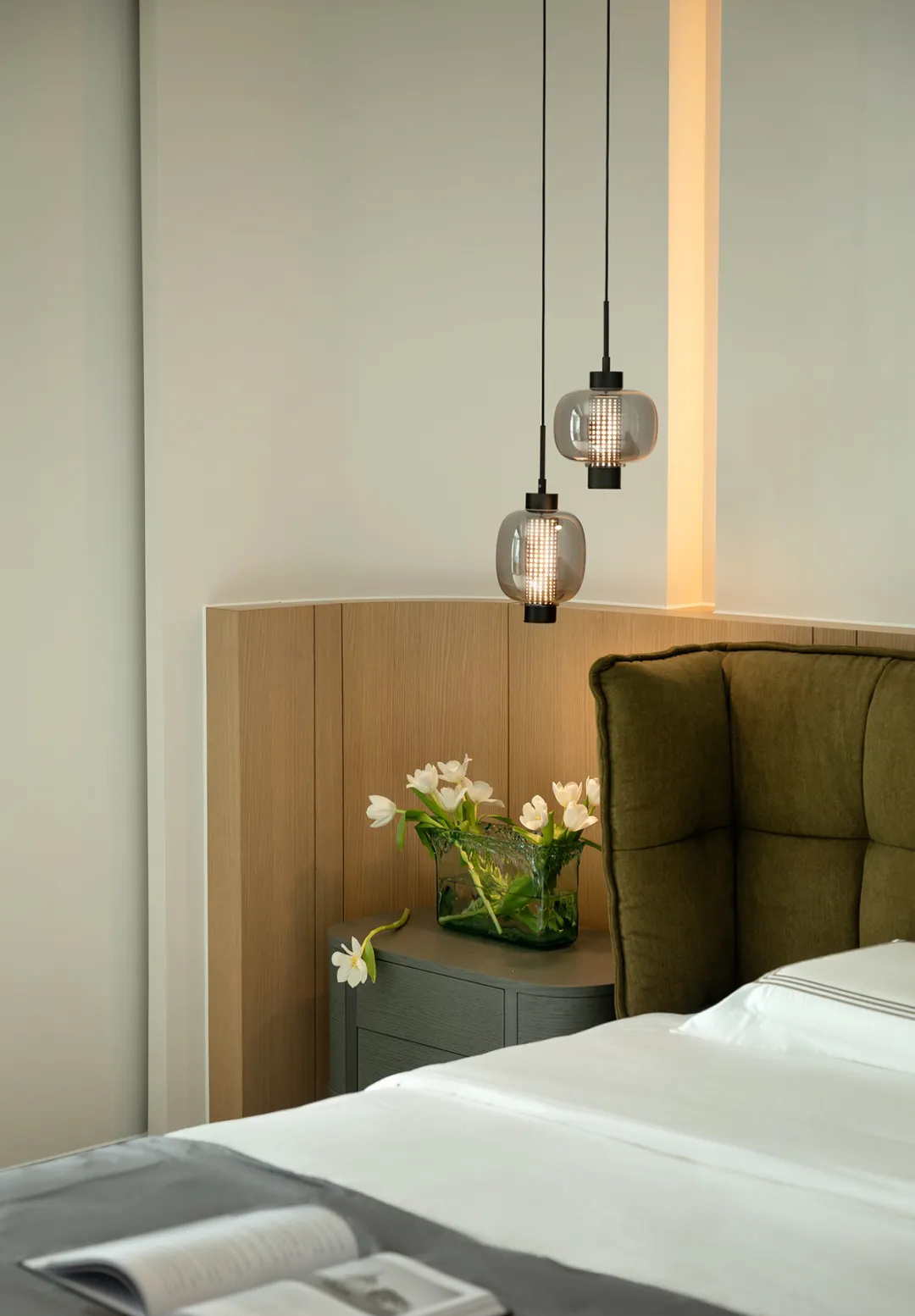 300㎡大平層設計,300㎡,玻璃磚,輕奢風,住宅設計,現代風格大平層設計,大平層,大平層設計案例,大平層設計方案,蘇州湖畔之境大平層,蘇州,凹尚空間設計