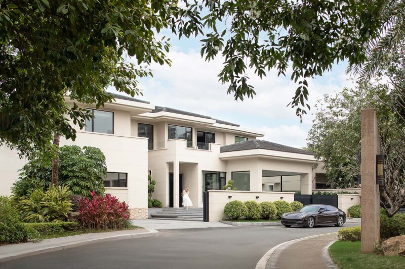 BDSD吾界設計 | 1800㎡，惠州湖山別墅裏的度假生活-自然的治愈之力