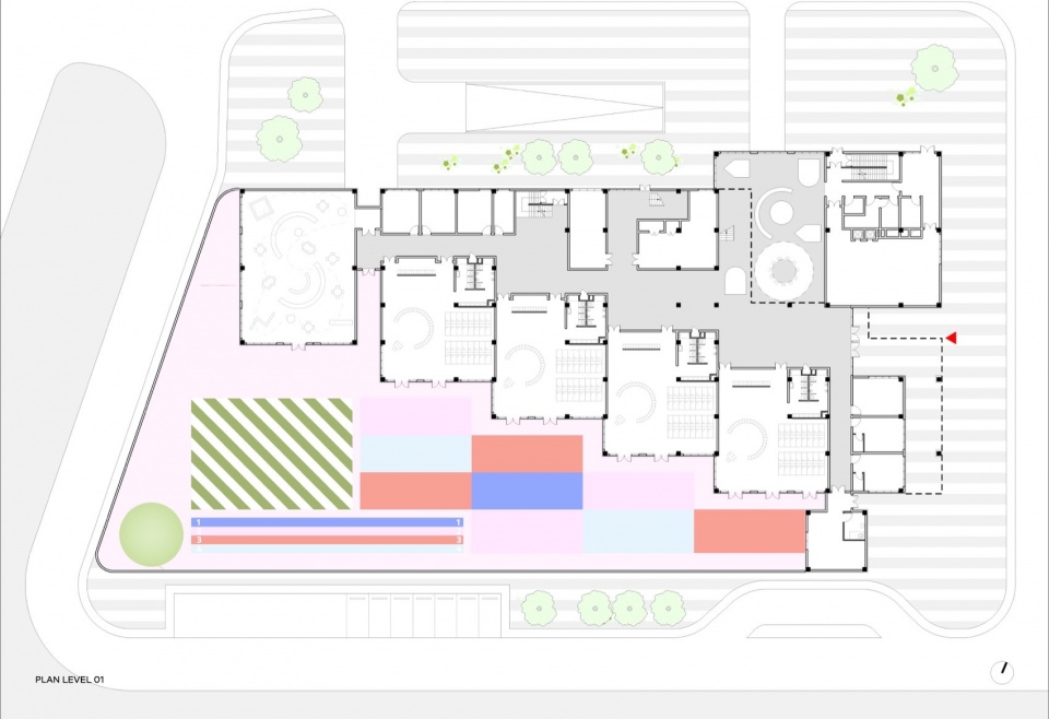 幼兒園設計,校園設計,學校設計,幼兒園設計案例,幼兒園設計方案,建築設計,教育建築設計,杭州良渚七賢幼兒園大溪穀園區,杭州,CLOU柯路建築