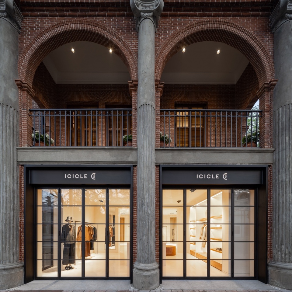 ICICLE,之禾,別墅改造,服裝店設計案例,時裝店設計,高端服裝零售店設計,品牌零售店,奢侈品零售店,女裝店設計案例,上海 ICCF GARDEN 之禾卡紛花園,上海,gmp建築師事務所