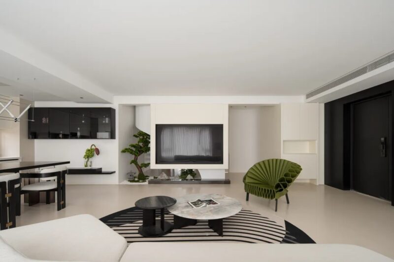 Mooli墨立設計 | 180㎡，溫州中央公園複式住宅