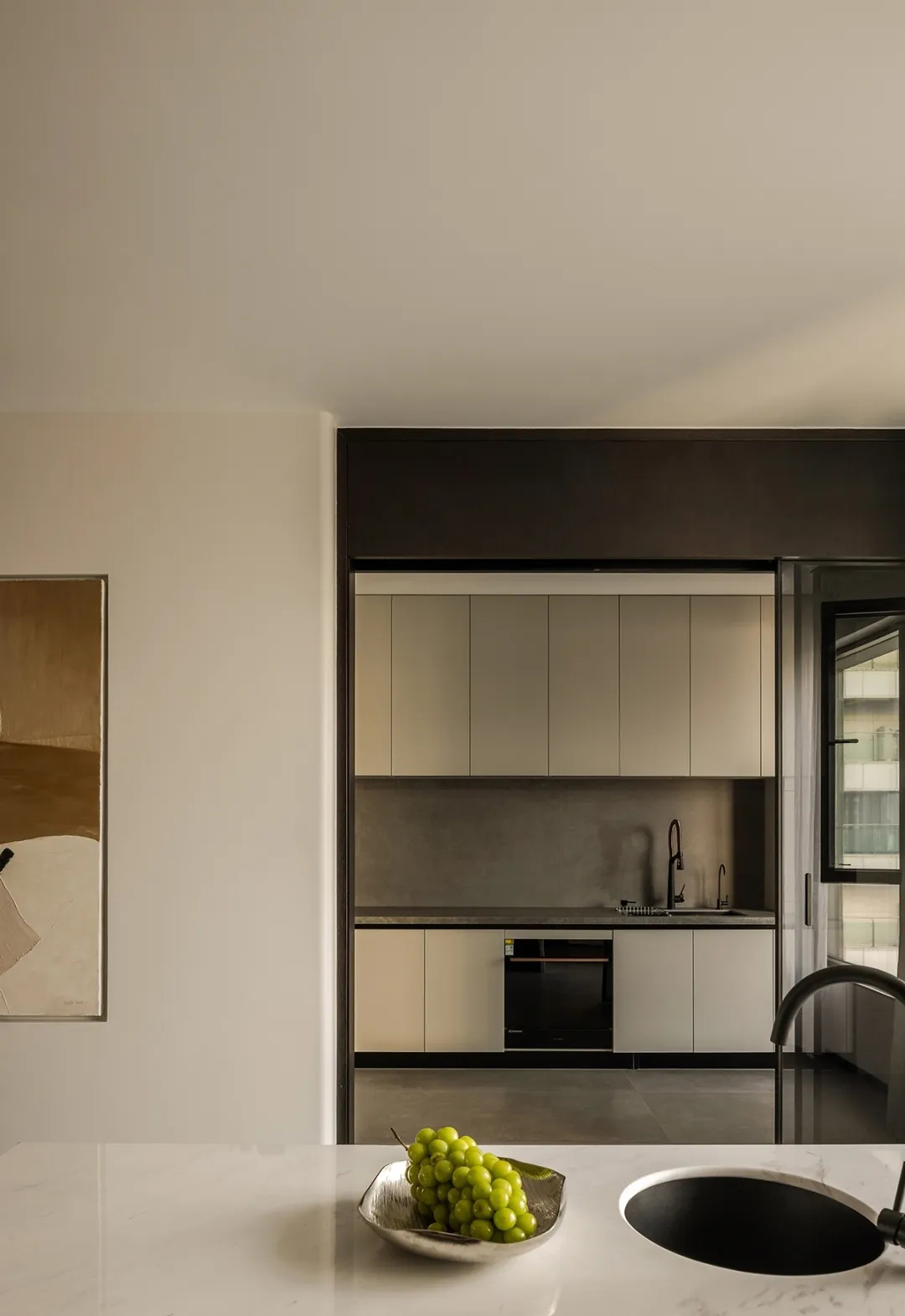 300㎡大平層設計,300㎡,微水泥,奶油風,住宅設計,現代風格大平層設計,大平層,大平層設計案例,大平層設計方案,河北秦皇島璽海海景大平層,河北秦皇島,道合空間設計