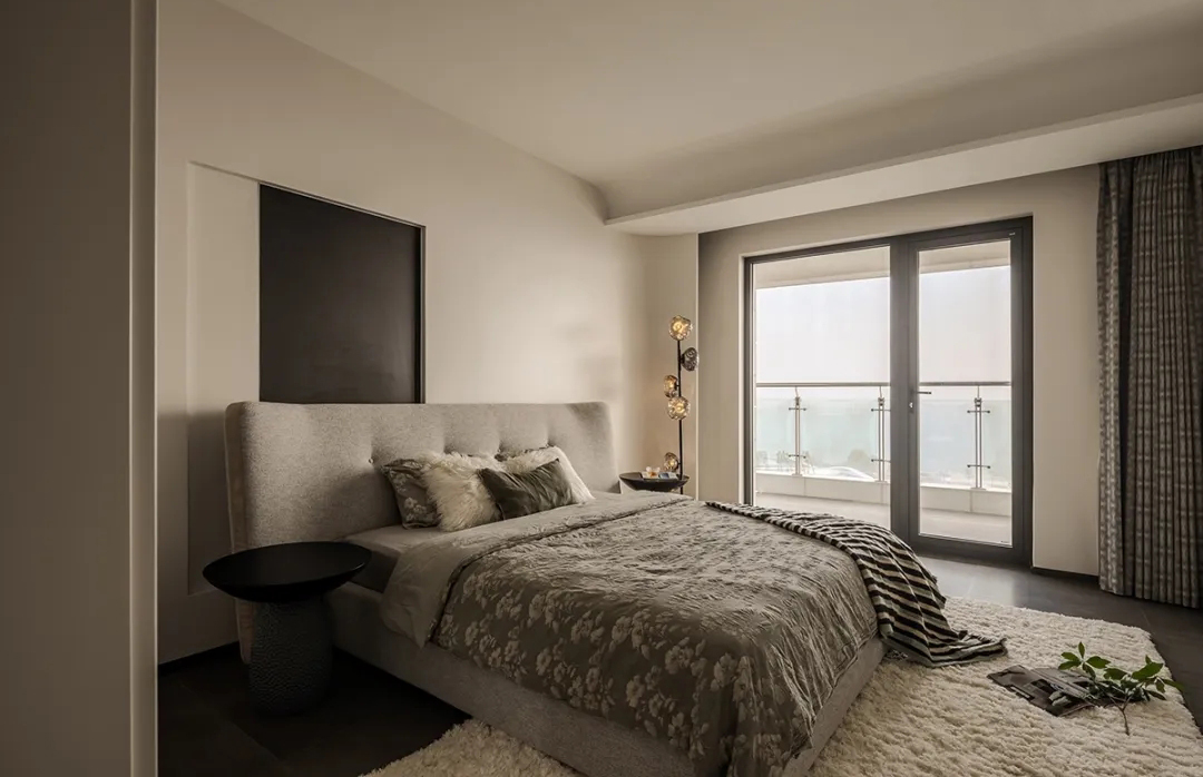 300㎡大平層設計,300㎡,微水泥,奶油風,住宅設計,現代風格大平層設計,大平層,大平層設計案例,大平層設計方案,河北秦皇島璽海海景大平層,河北秦皇島,道合空間設計