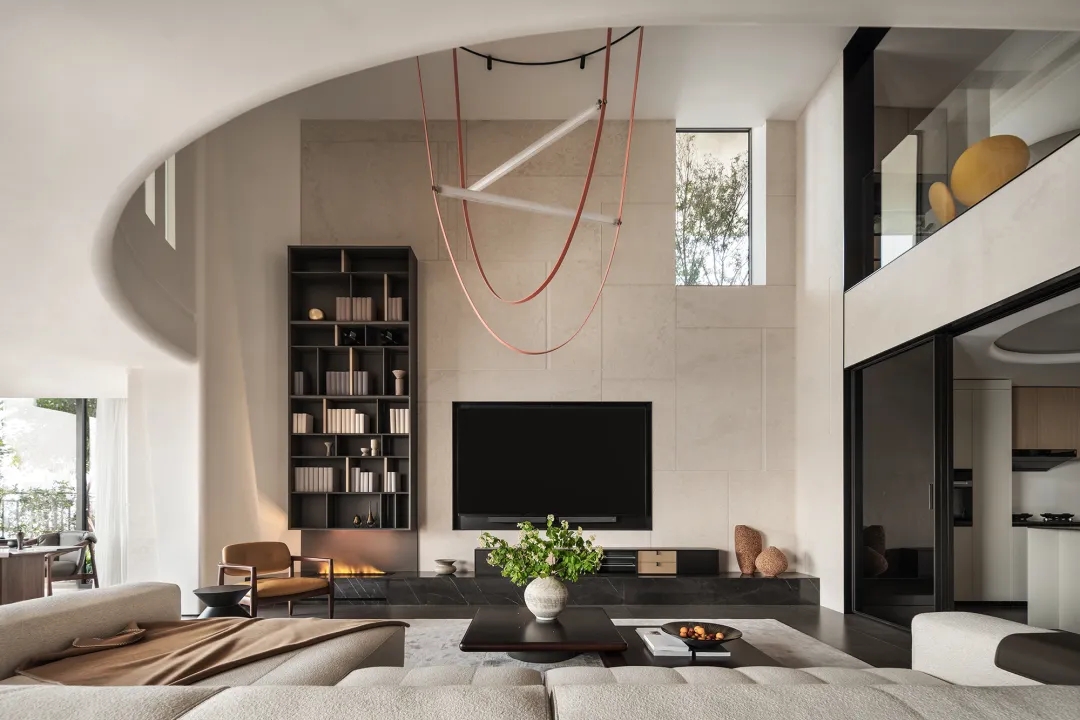 400㎡複式設計,400㎡,複式設計,現代風格複式設計,微水泥,住宅設計,複式設計案例,複式設計方案,成都七一森林複式自由生長的空中花園,成都,STUDIO.Y室內設計