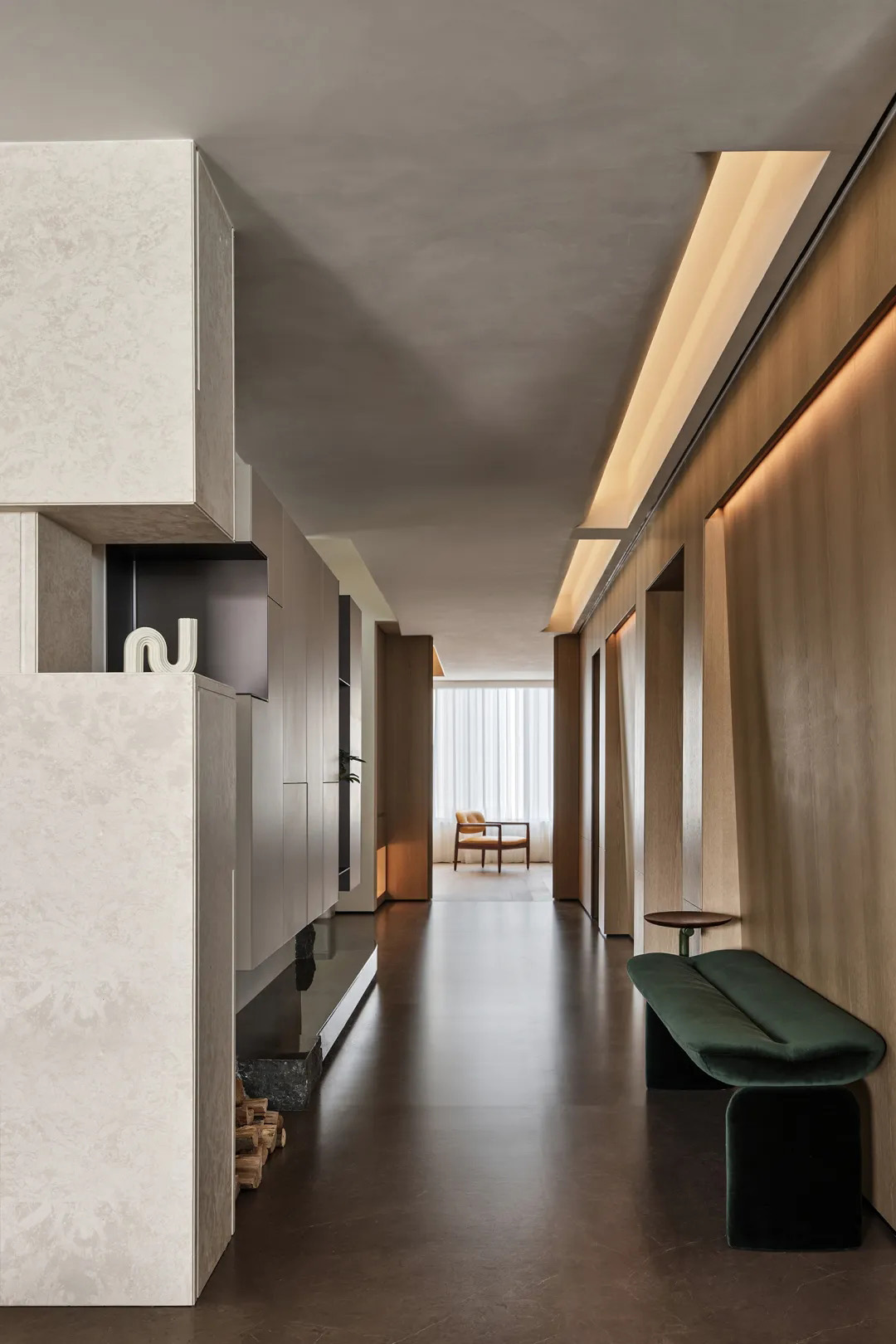 400㎡複式設計,400㎡,複式設計,現代風格複式設計,微水泥,住宅設計,複式設計案例,複式設計方案,成都七一森林複式自由生長的空中花園,成都,STUDIO.Y室內設計