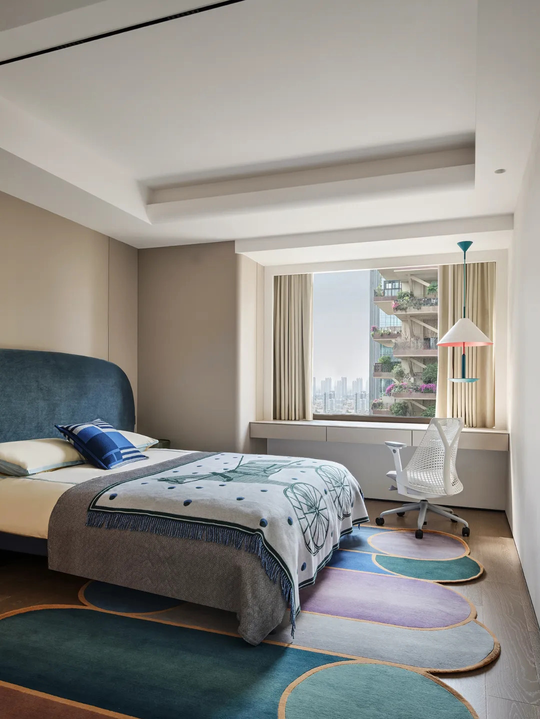 400㎡複式設計,400㎡,複式設計,現代風格複式設計,微水泥,住宅設計,複式設計案例,複式設計方案,成都七一森林複式自由生長的空中花園,成都,STUDIO.Y室內設計