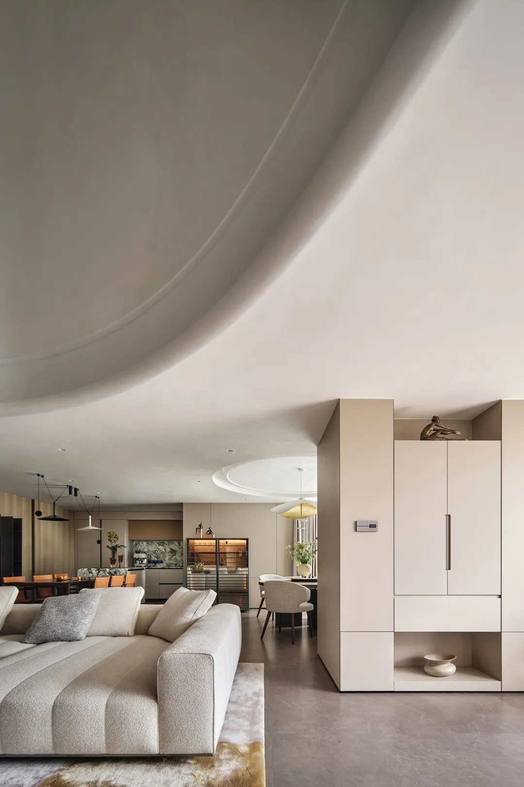 400㎡複式設計,400㎡,複式設計,現代風格複式設計,微水泥,住宅設計,複式設計案例,複式設計方案,成都七一森林複式自由生長的空中花園,成都,STUDIO.Y室內設計