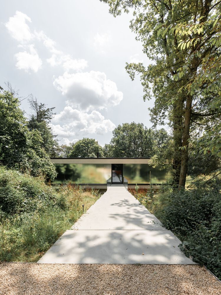 OPEN ARCHITECTES,別墅設計,比利時,森林景觀別墅,別墅設計案例,別墅設計方案,開放式別墅