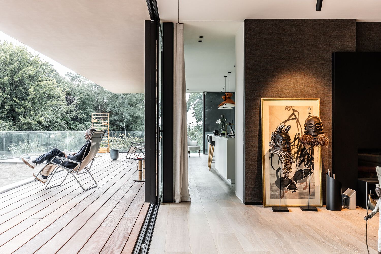 OPEN ARCHITECTES,別墅設計,比利時,森林景觀別墅,別墅設計案例,別墅設計方案,開放式別墅