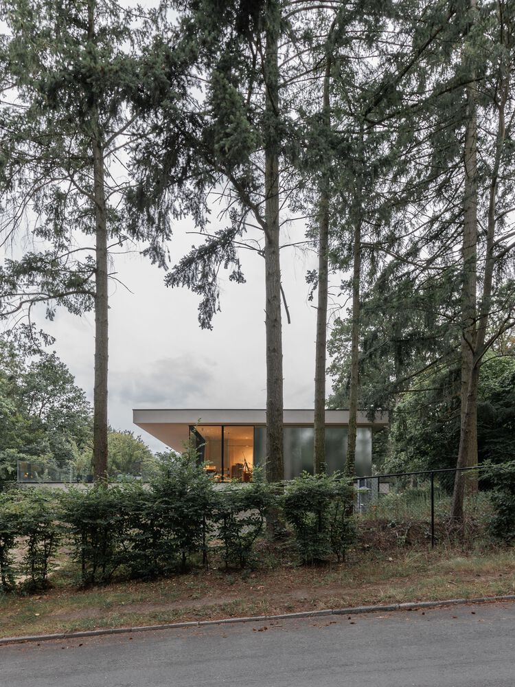 OPEN ARCHITECTES,別墅設計,比利時,森林景觀別墅,別墅設計案例,別墅設計方案,開放式別墅