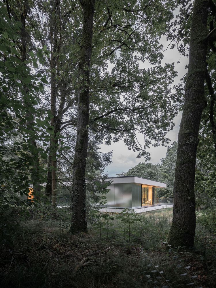 OPEN ARCHITECTES,別墅設計,比利時,森林景觀別墅,別墅設計案例,別墅設計方案,開放式別墅