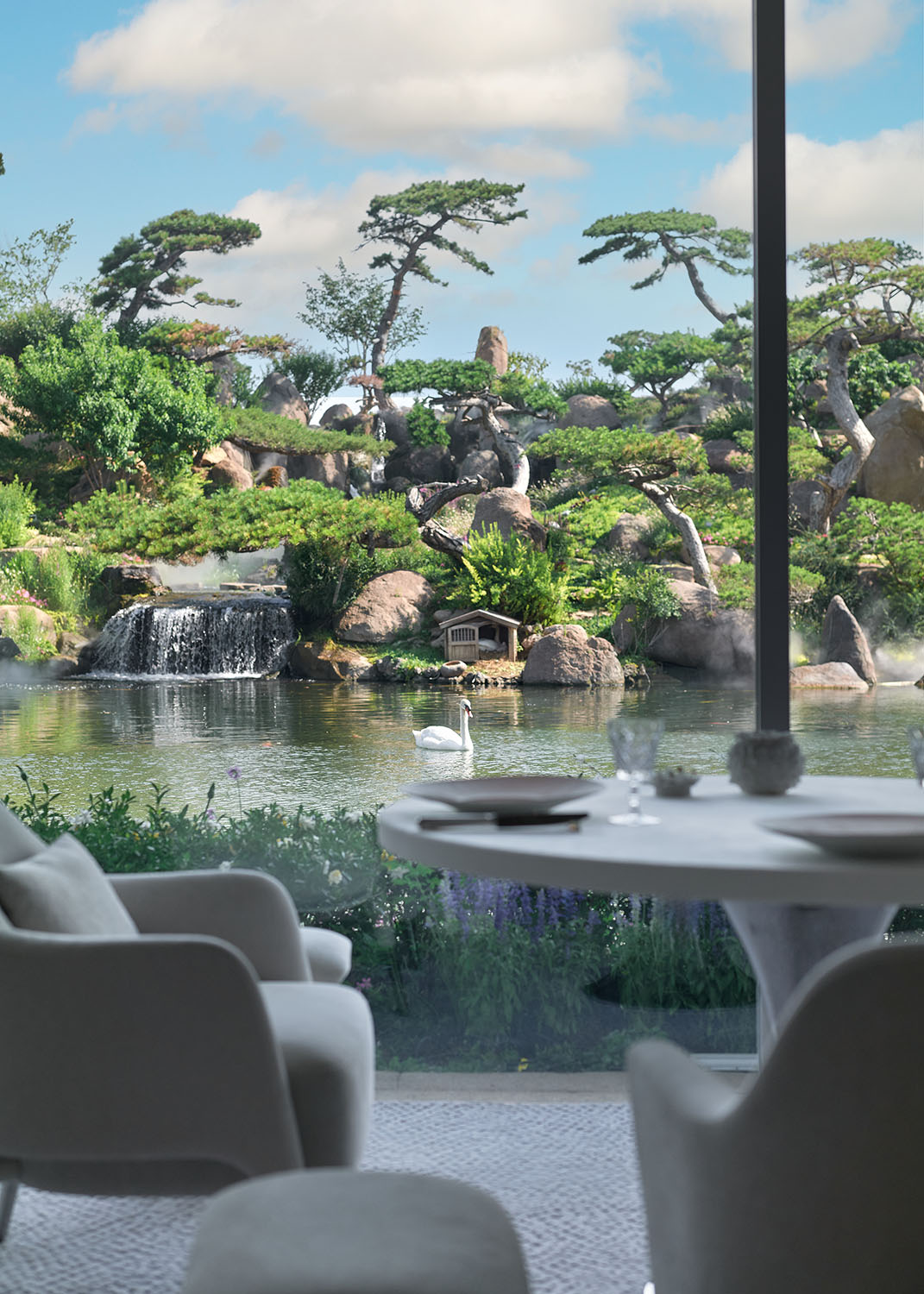 餐廳設計,餐廳設計案例,餐廳設計方案,法式餐廳設計,餐廳裝修,奶油風,休閑餐廳設計,餐廳改造,北京BLACKSWAN黑天鵝法餐廳,北京,召禾設計