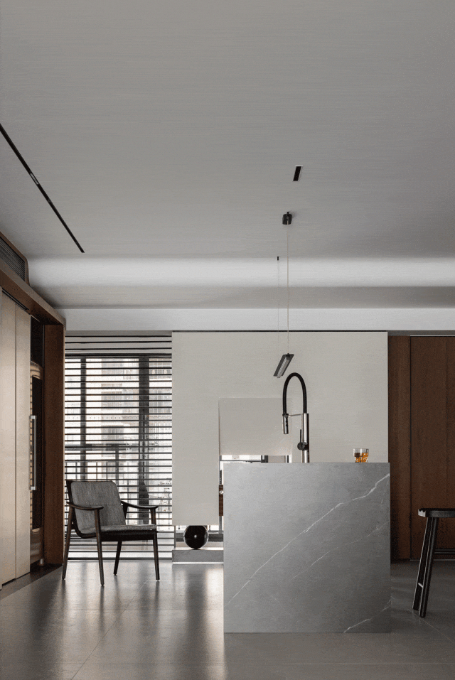 大平層設計,190㎡,大平層裝修,微水泥,大平層設計案例,大平層設計方案,現代風格大平層設計,廣東揭陽大平層框景如畫自然美學,廣東揭陽,積木空間設計