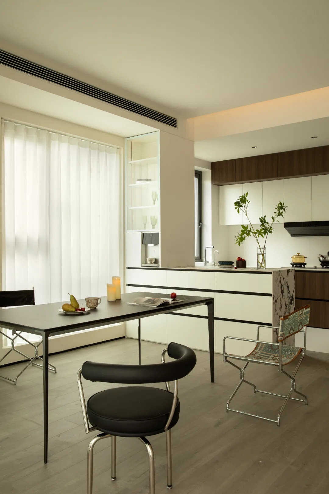 200㎡疊墅設計,200㎡,複式設計案例,複式設計,疊墅設計,奶油風,微水泥,奶油風複式,現代風格住宅設計,上海疊墅夏日特調寬居生活,上海,時隅空間設計