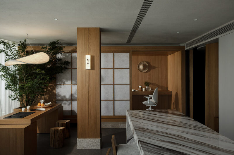 SSD提喻空間設計 | 上海幾木展廳-山川不過，木木而林