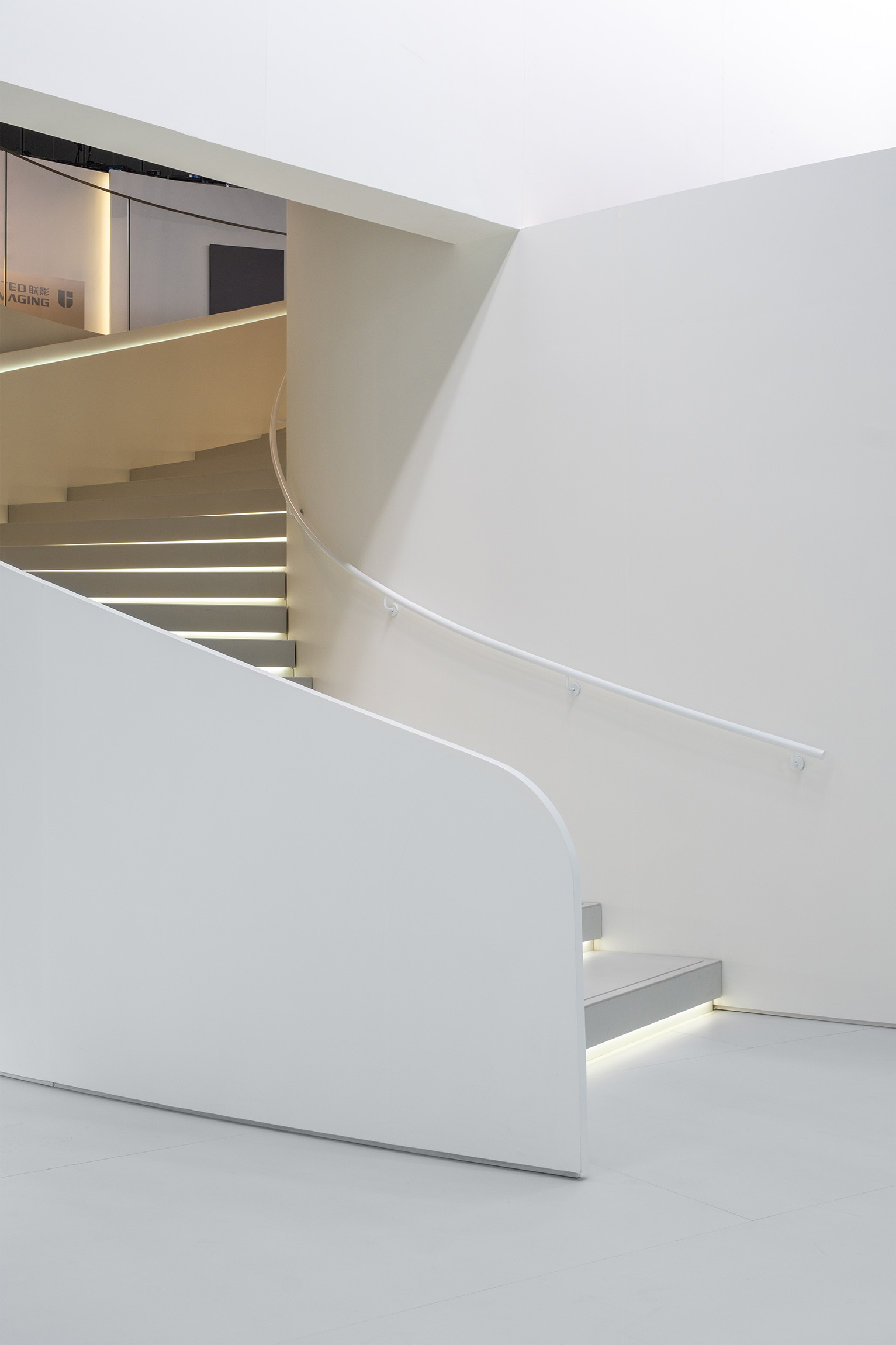 展會設計,展會展廳設計,產品展廳設計,展台設計,展會展台,上海聯影集團AI時代的未來醫學影像展台,上海,上海國家會展中心,E Studio壹所設計