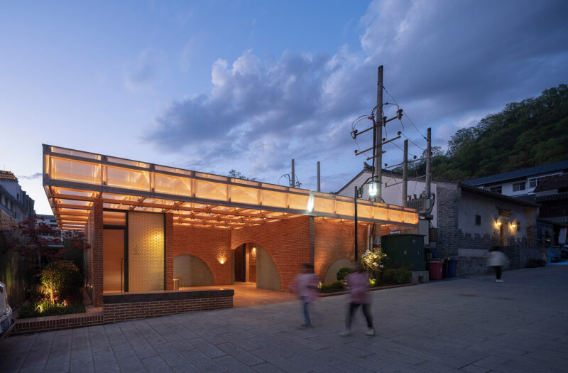 尌林建築 | 陝西漢中留壩老街紅磚公廁