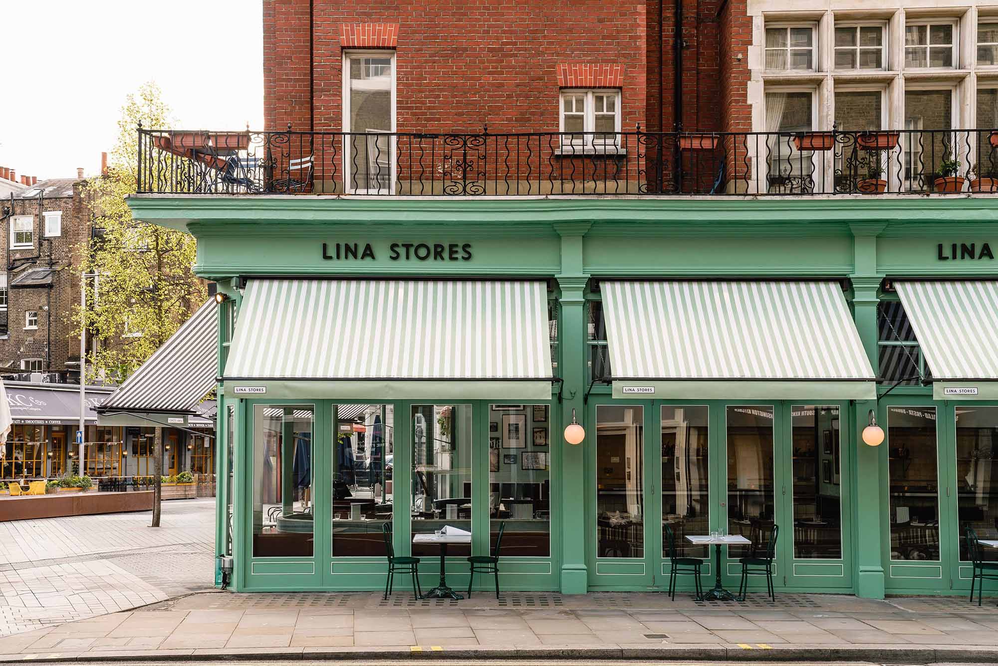 餐廳設計,休閑餐廳設計,創意餐廳設計,North End Design,餐廳設計案例,餐廳設計方案,餐廳裝修,Lina Stores,倫敦,熟食店,連鎖餐廳