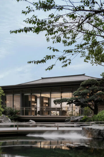 春山秋水 | 浙江麗水綠城湖境雲廬·雲澗會客廳