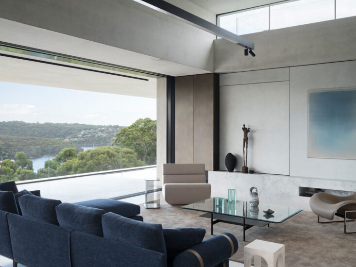 pH+ Architects|230㎡,悉尼清水混凝土海港山景別墅