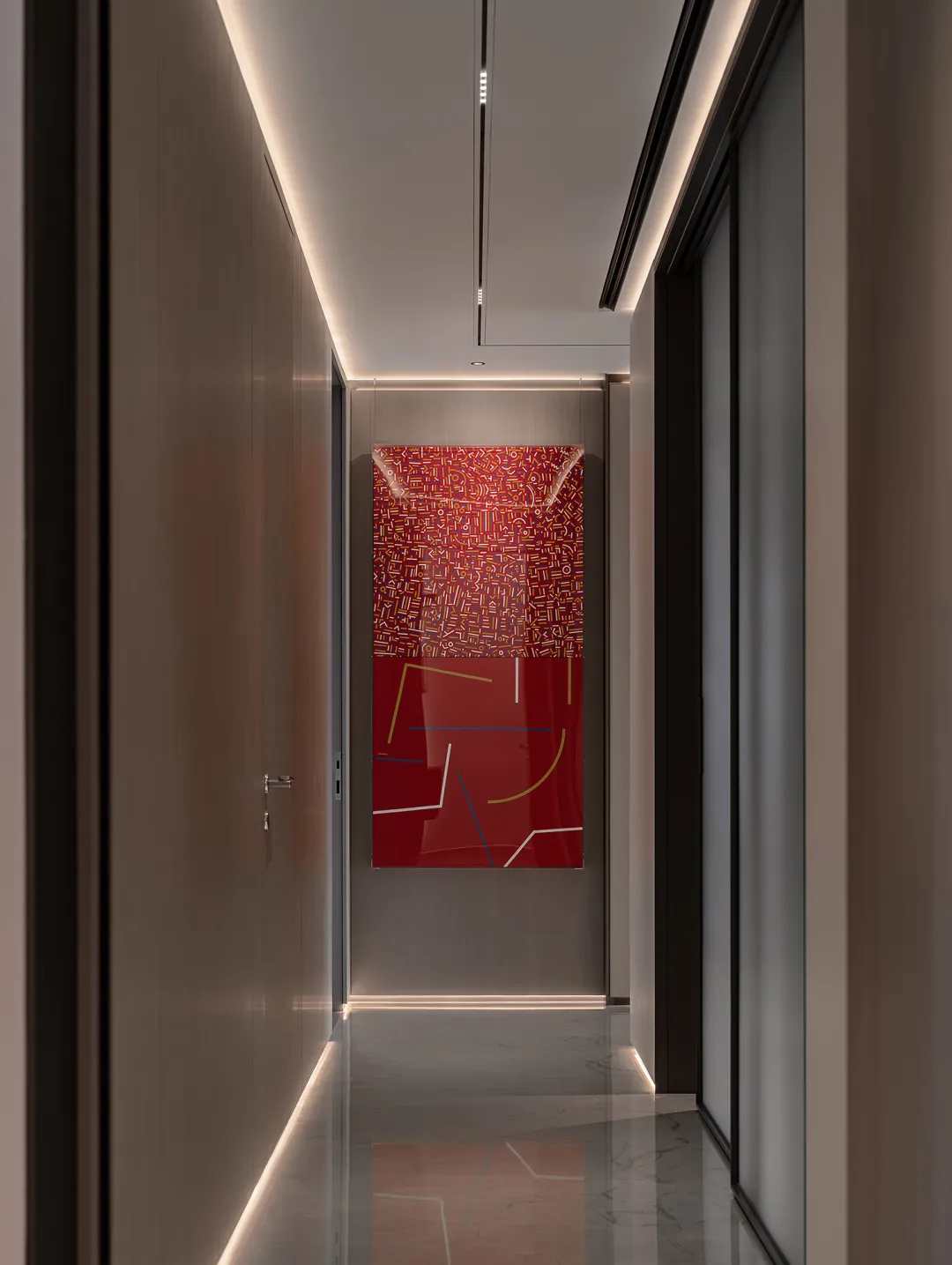 420㎡大平層,420㎡,大平層設計,現代風格大平層設計,超級大平層,大平層設計案例,大平層設計方案,輕奢風,上海陸家嘴藝術大平層,上海,循光空間設計