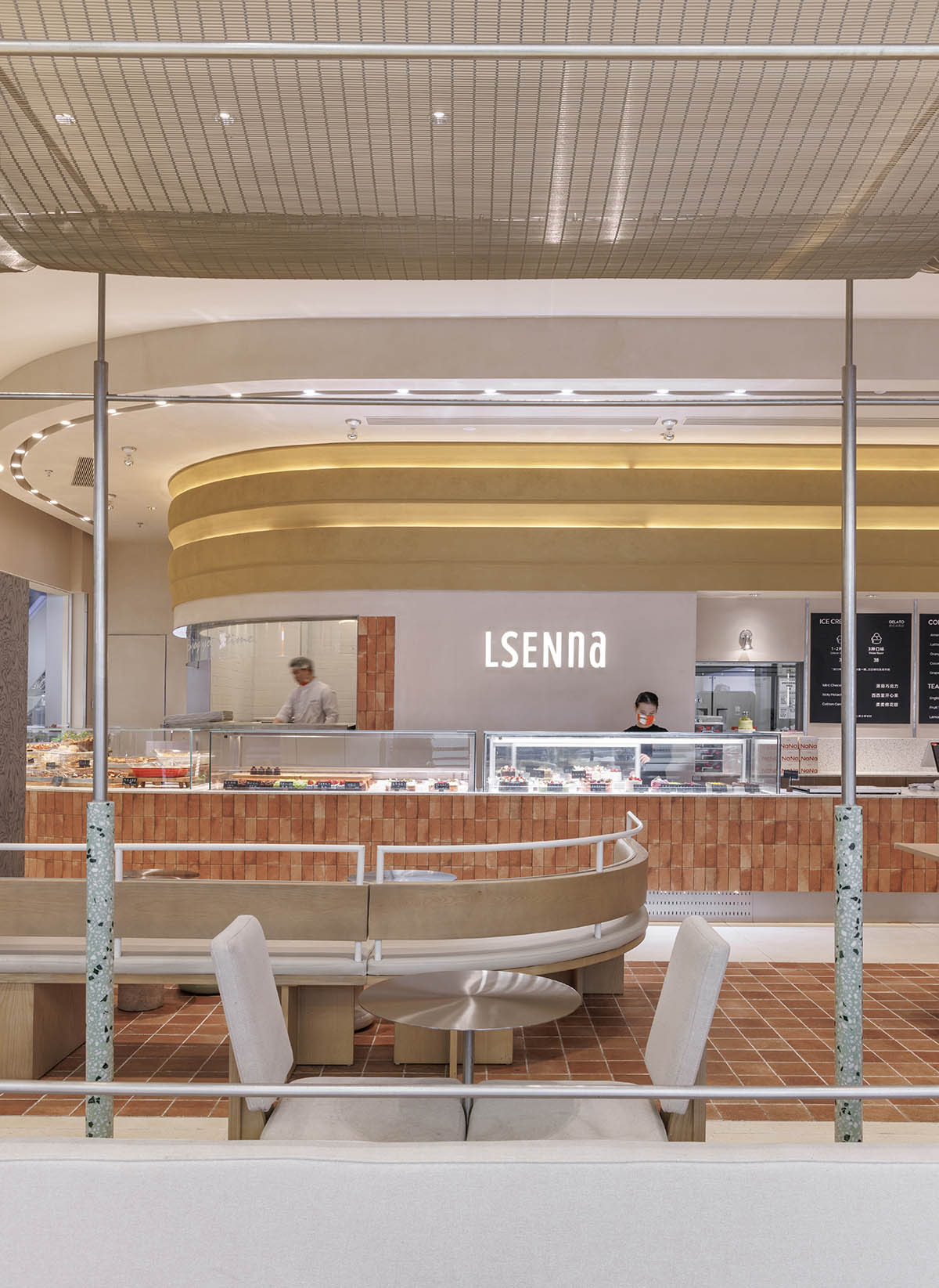 麵包店設計,烘焙店設計,麵包店設計案例,麵包店設計方案,烘焙店,麵包店裝修,開放式烘焙店,長沙羅森尼娜·生活家NaNa,長沙,謎舍設計