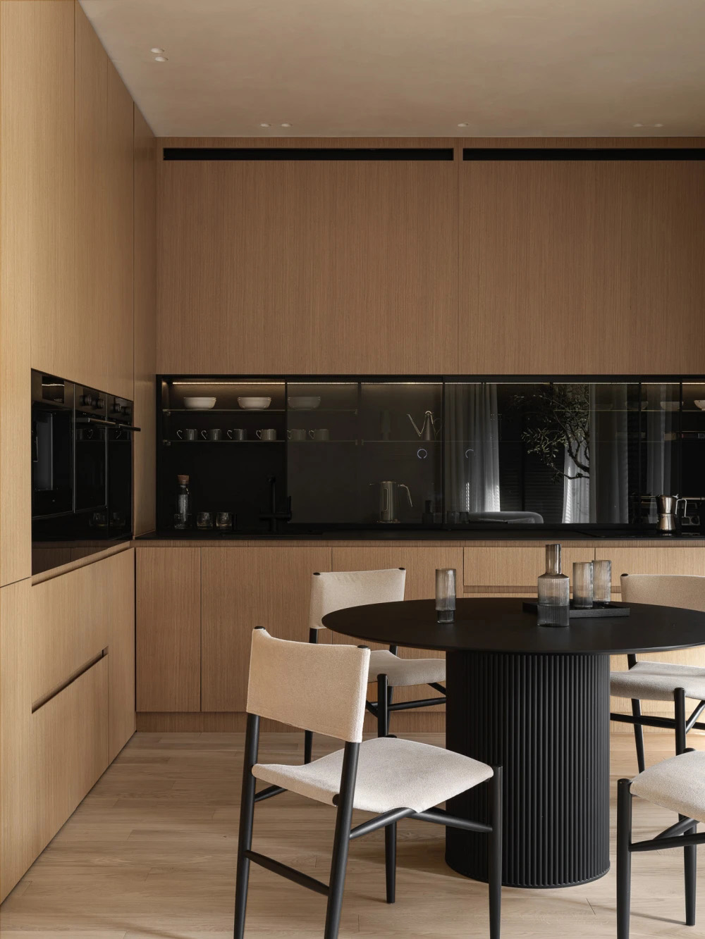 Daschamay Interiors,住宅設計,公寓設計案例,公寓設計方案,莫斯科,原木色