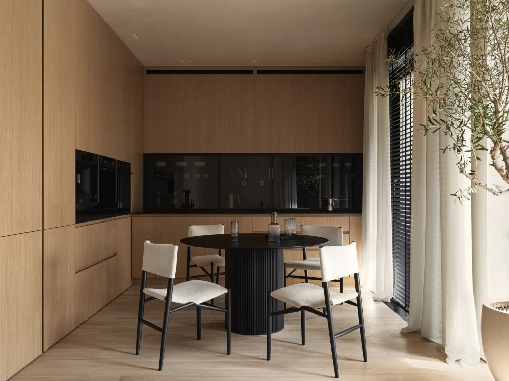 Daschamay Interiors,住宅設計,公寓設計案例,公寓設計方案,莫斯科,原木色