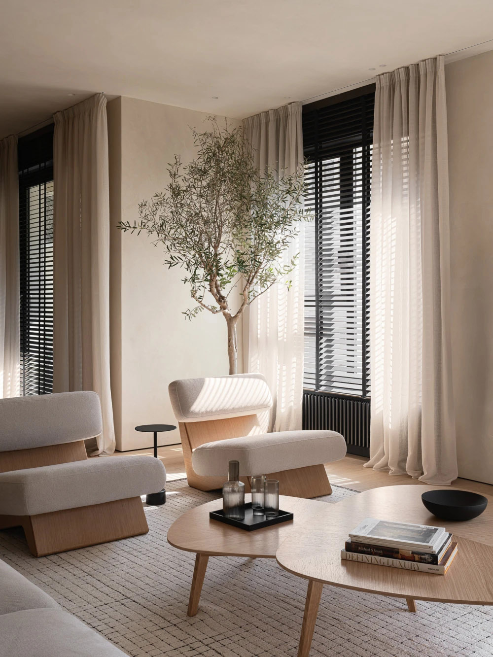 Daschamay Interiors,住宅設計,公寓設計案例,公寓設計方案,莫斯科,原木色