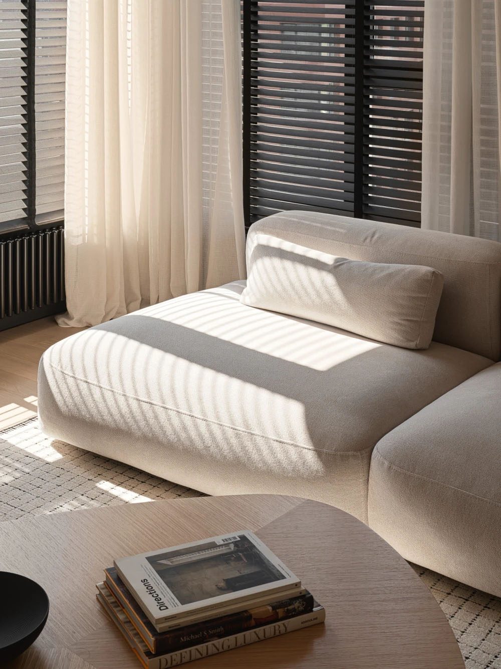 Daschamay Interiors,住宅設計,公寓設計案例,公寓設計方案,莫斯科,原木色