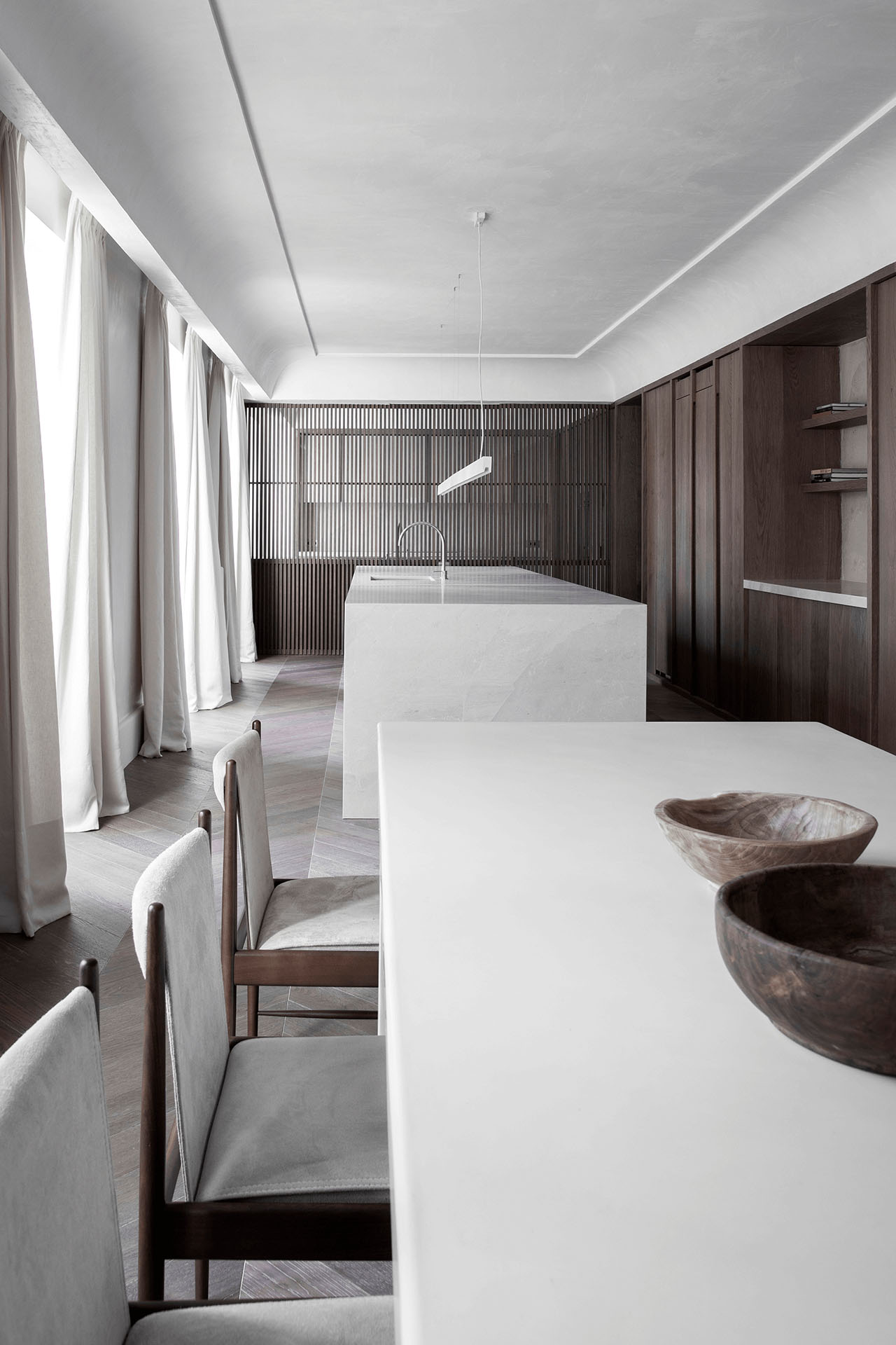 OOAA Architecture,住宅設計,頂層公寓設計案例,公寓設計方案,西班牙,馬德裏,極簡風格,公寓改造,極簡主義