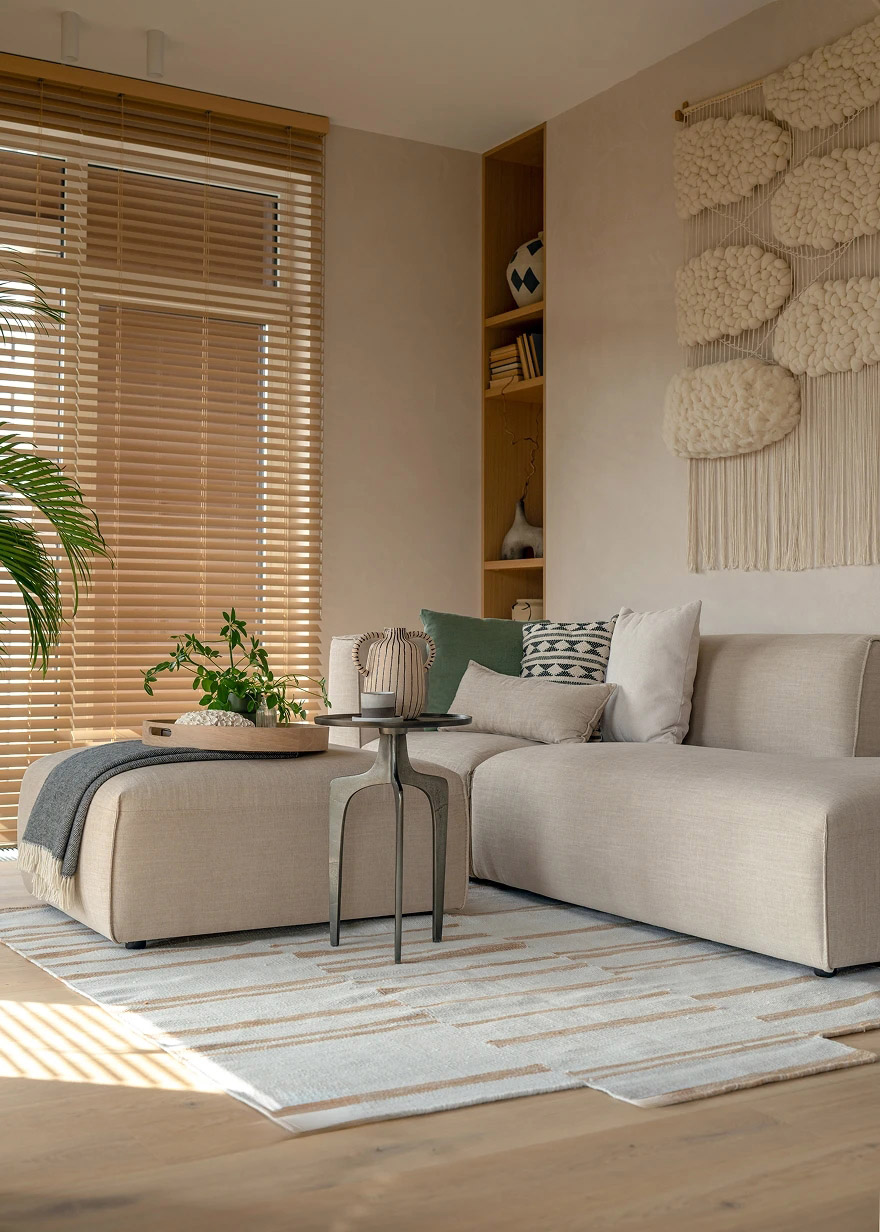 Nikita Kozlov,住宅設計,公寓設計案例,公寓設計方案,索契,原木色,度假風公寓