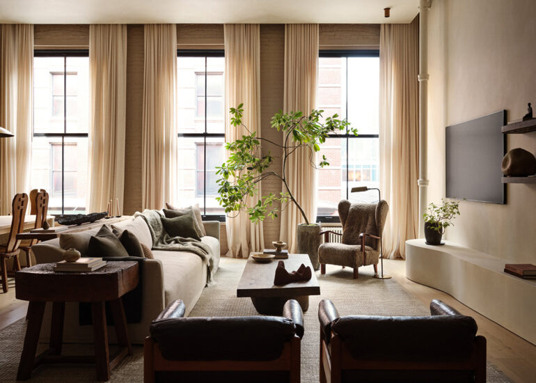 ember-studio|美國紐約侘寂美學閣樓公寓,寧靜而舒適的家