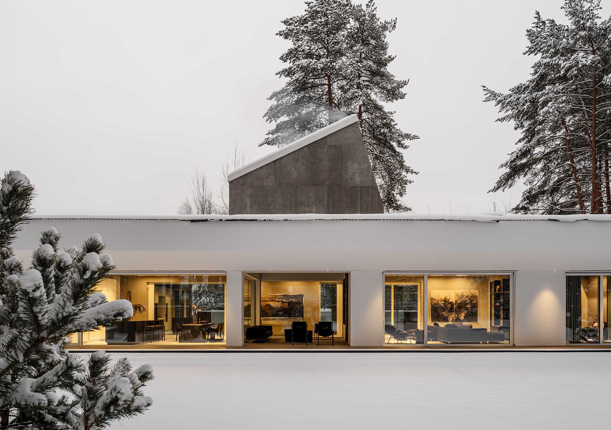 Tatyana Alenina Design,別墅設計案例,別墅設計方案,侘寂風格別墅,莫斯科,景觀別墅,鄉村度假別墅,侘寂,當代藝術