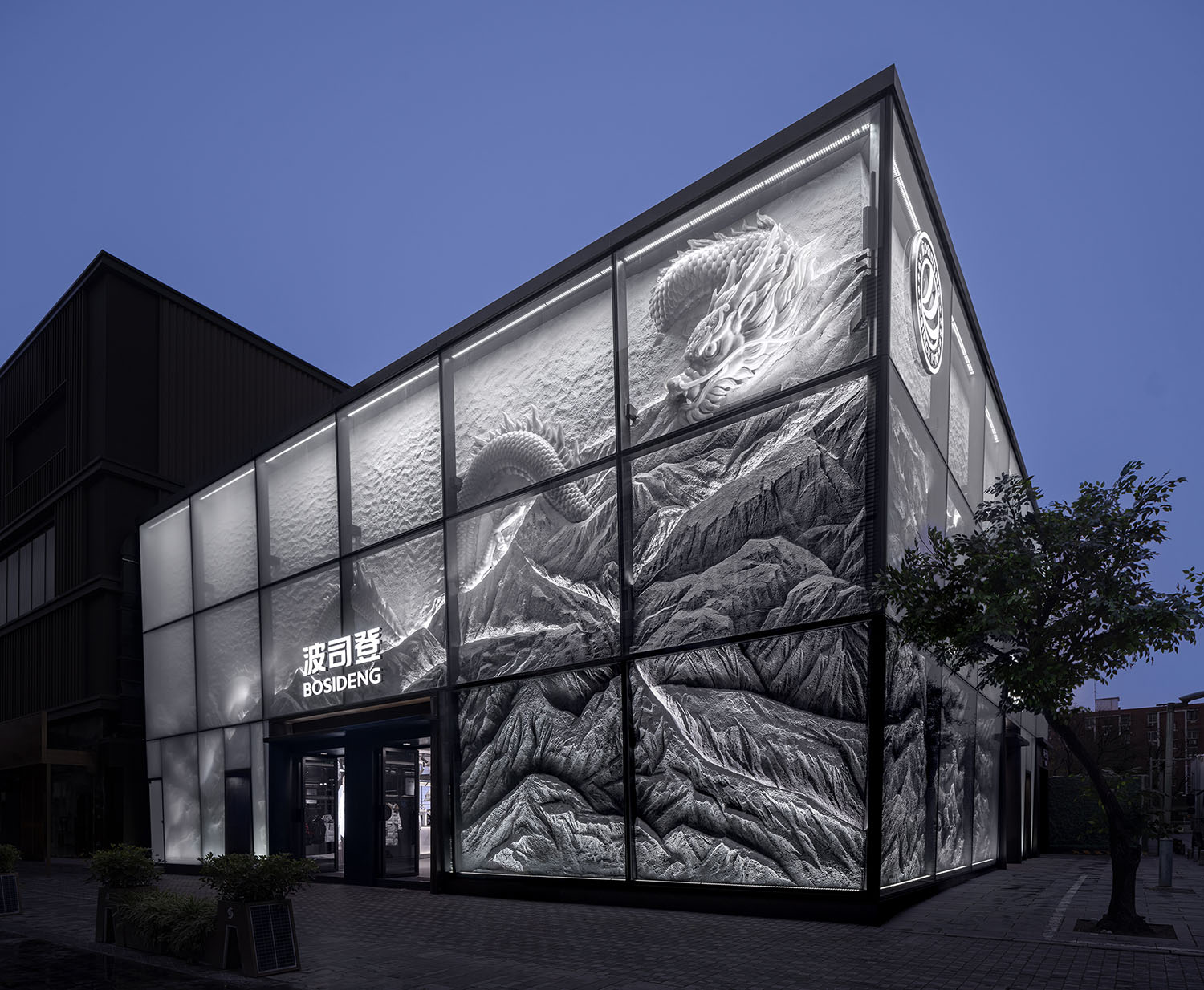 旗艦店設計,服裝店設計,零售店設計,戶外服裝零售店,服裝店設計案例,服裝店設計方案,創意零售店設計,主題零售店設計,波司登北京三裏屯旗艦店:探索極限觸及巔峰,北京,39THIRTYNINE