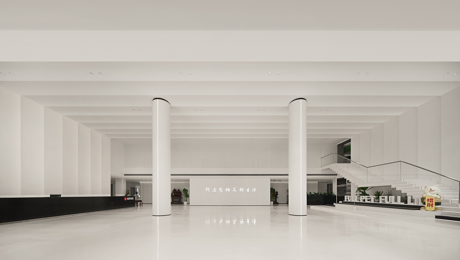 辦公室設計,辦公室設計案例,辦公室設計方案,極簡風格辦公室,科技公司辦公室設計,開放式辦公室設計,上海福貝總部大樓,上海,時象空間設計