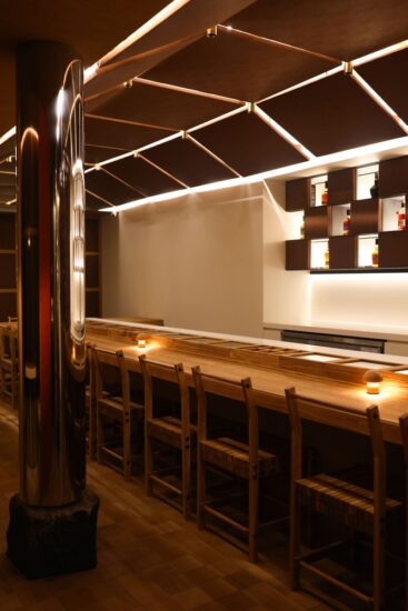 Gizi Associates | 73㎡,韓國Gach雞尾酒酒吧&咖啡廳-皮革主題