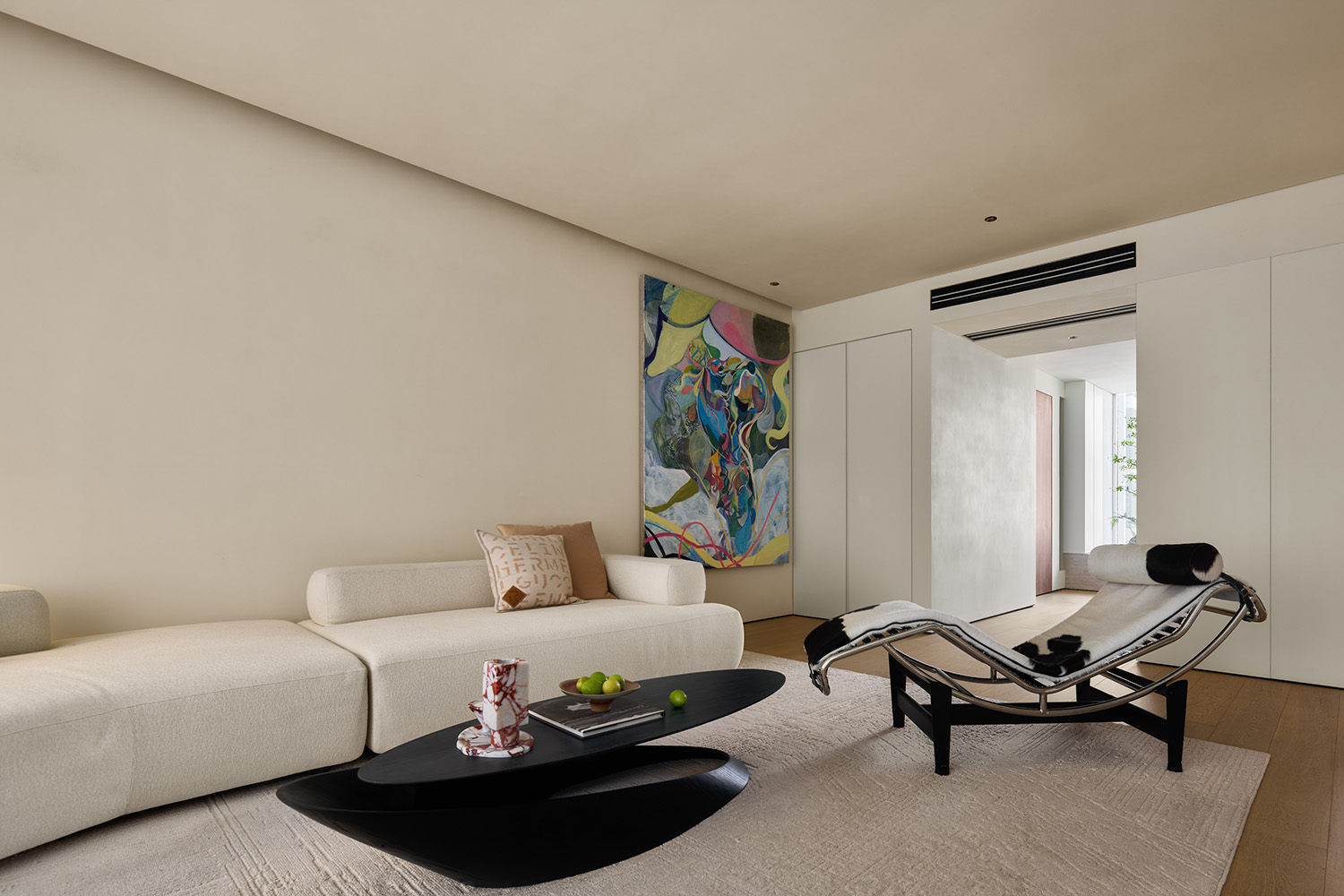 住宅設計,大平層設計,現代風格大平層設計,180㎡大平層設計,180㎡,奶油風住宅,大平層設計案例,大平層設計方案,廣州大平層-蔡宅,廣州,安與空間設計