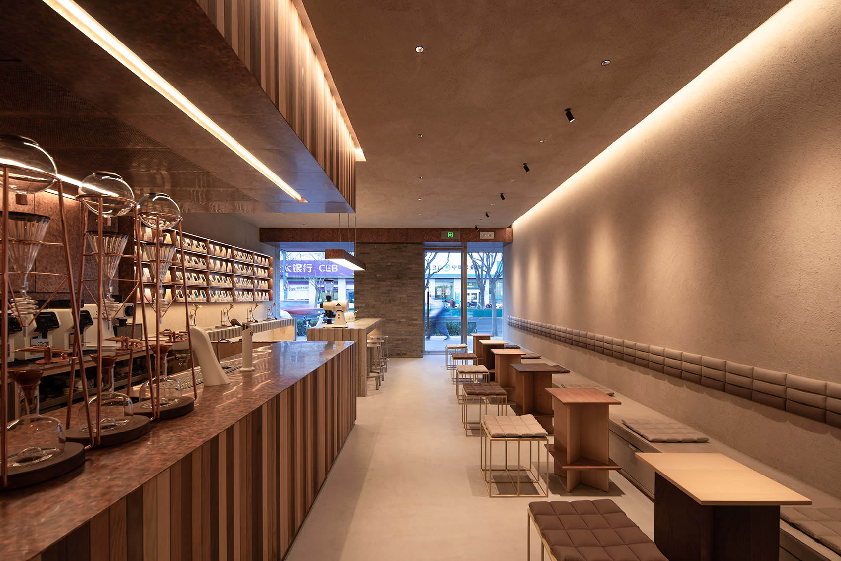 咖啡店設計,街邊咖啡店設計,小咖啡店設計,創意咖啡店,咖啡店設計案例,咖啡店設計方案,川島雅矢建築環境設計室,咖啡廳設計,JM Cafe+咖啡廳,川島雅矢,JM Cafe+,北京