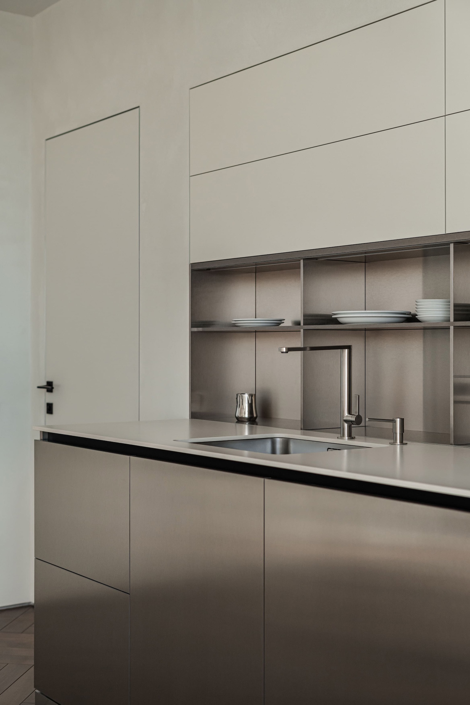 Sivak+Partners,住宅設計,公寓設計案例,公寓設計方案,烏克蘭,基輔,極簡風格,極簡主義