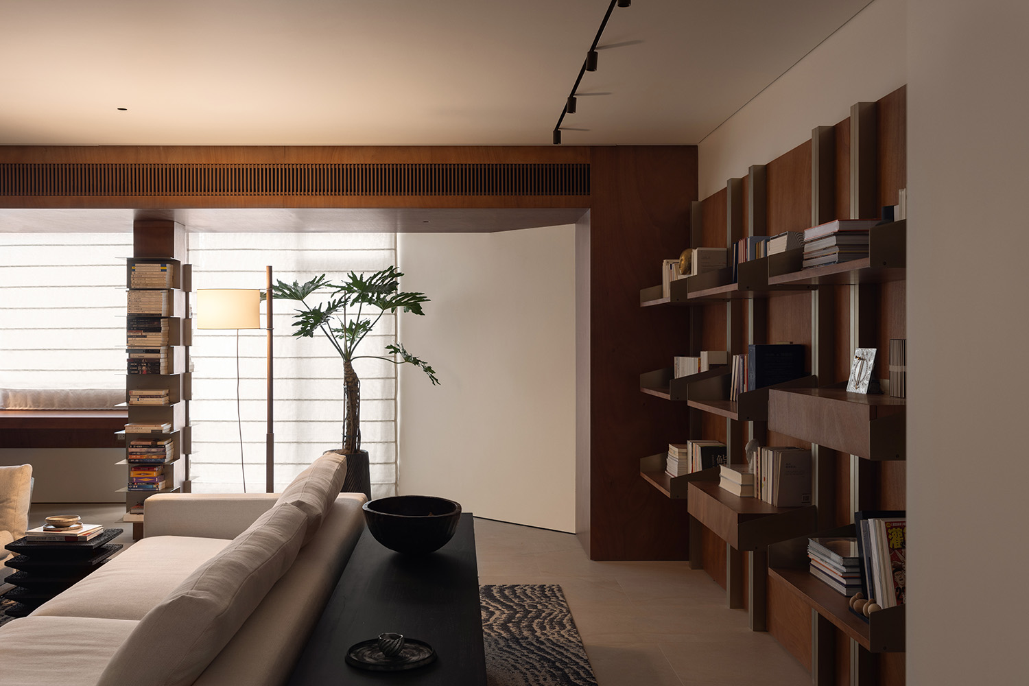 住宅設計,大平層設計,公寓改造,舊房翻新,現代風格大平層設計,216㎡大平層設計,216㎡,複古風住宅,大平層設計案例,大平層設計方案,上海,上海90年代大平層改造,木卡建築設計