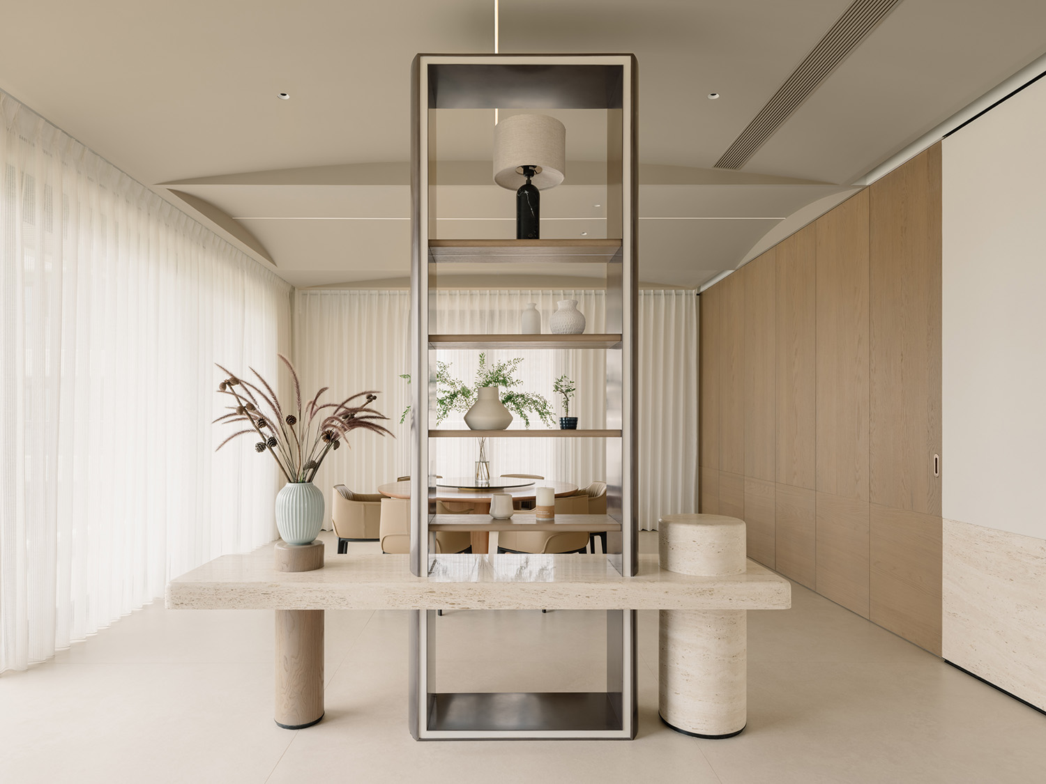 345㎡大平層設計,住宅設計,大平層設計,345㎡,現代風格大平層,大平層設計案例,大平層設計方案,上海1601私宅-時間流轉中的能量流動,上海,RooMoo設計工作室