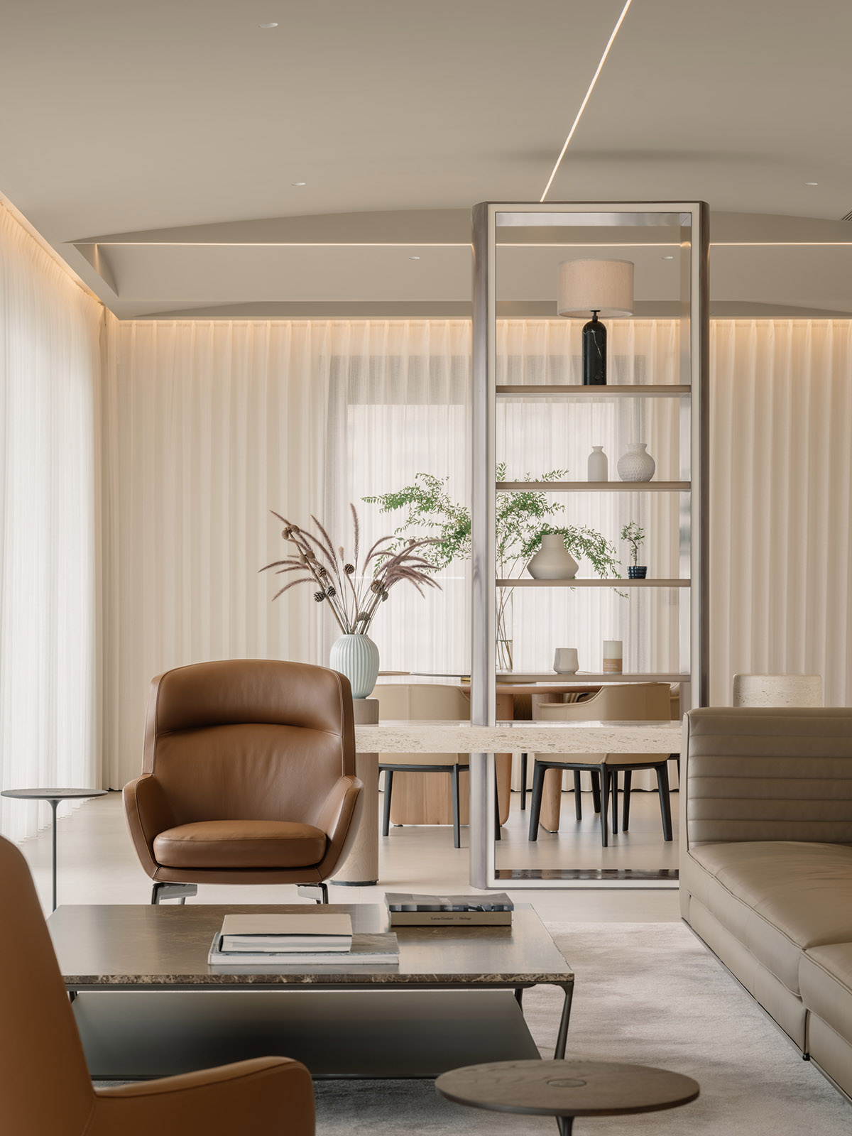 345㎡大平層設計,住宅設計,大平層設計,345㎡,現代風格大平層,大平層設計案例,大平層設計方案,上海1601私宅-時間流轉中的能量流動,上海,RooMoo設計工作室