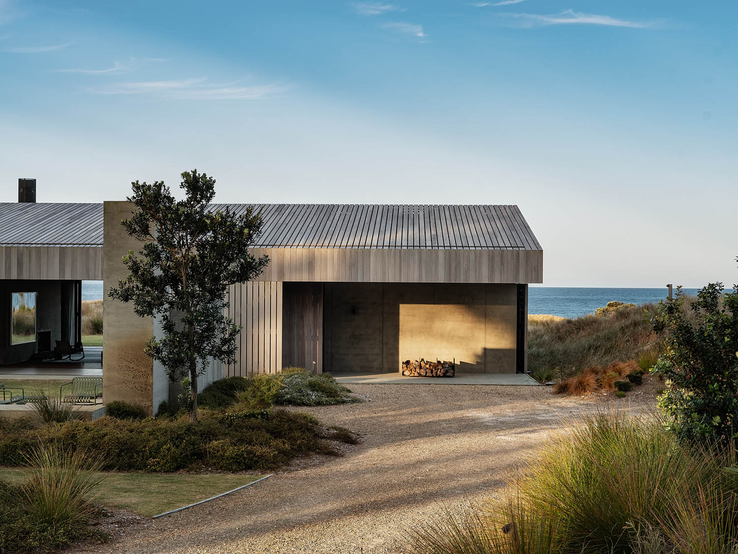 Fearon Hay,別墅設計案例,別墅設計方案,度假別墅,新西蘭,景觀別墅,濱海別墅,極簡主義,海景別墅