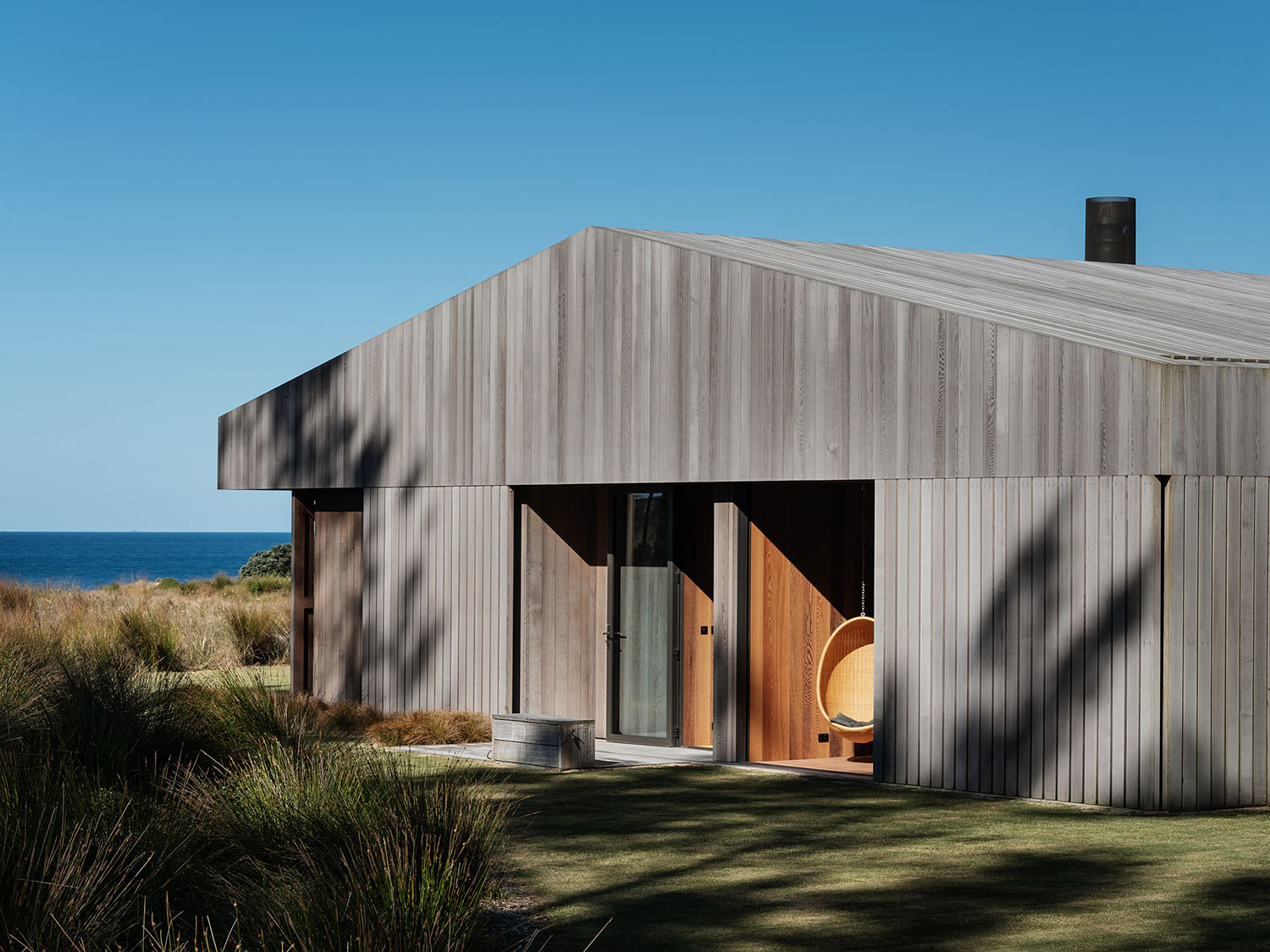 Fearon Hay,別墅設計案例,別墅設計方案,度假別墅,新西蘭,景觀別墅,濱海別墅,極簡主義,海景別墅