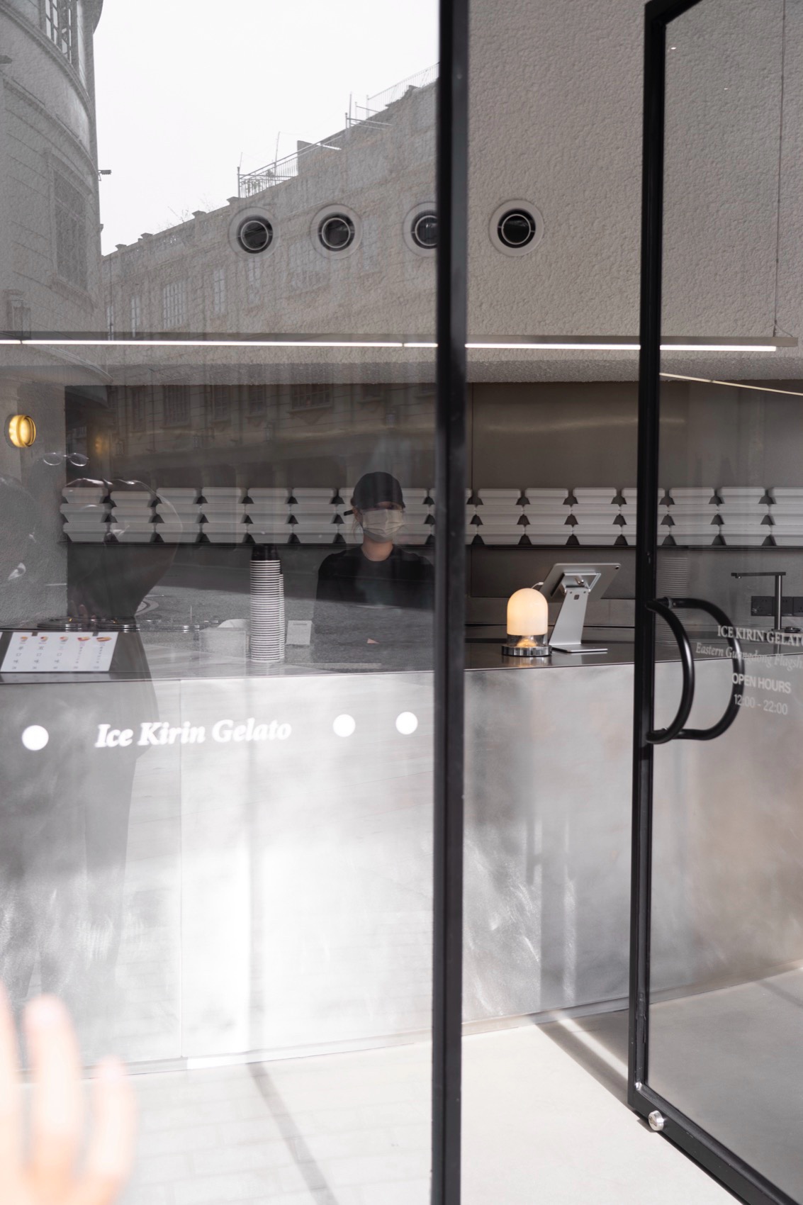 冷飲店設計,冰淇淋店設計,商店設計,街邊冷飲店,冰淇淋店設計方案,冰淇淋店設計案例,冰麒麟廣東汕頭店,0321 Studio,廣東汕頭