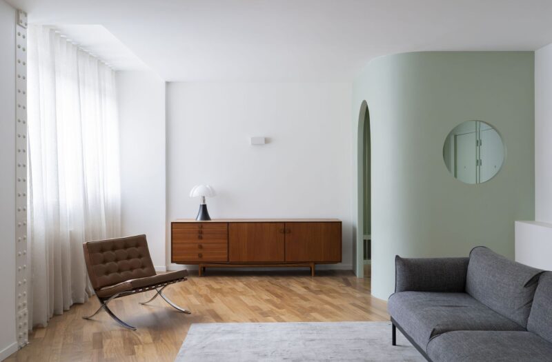 Mesnil Architectures|157㎡,法國Cité Griset 平層公寓改造