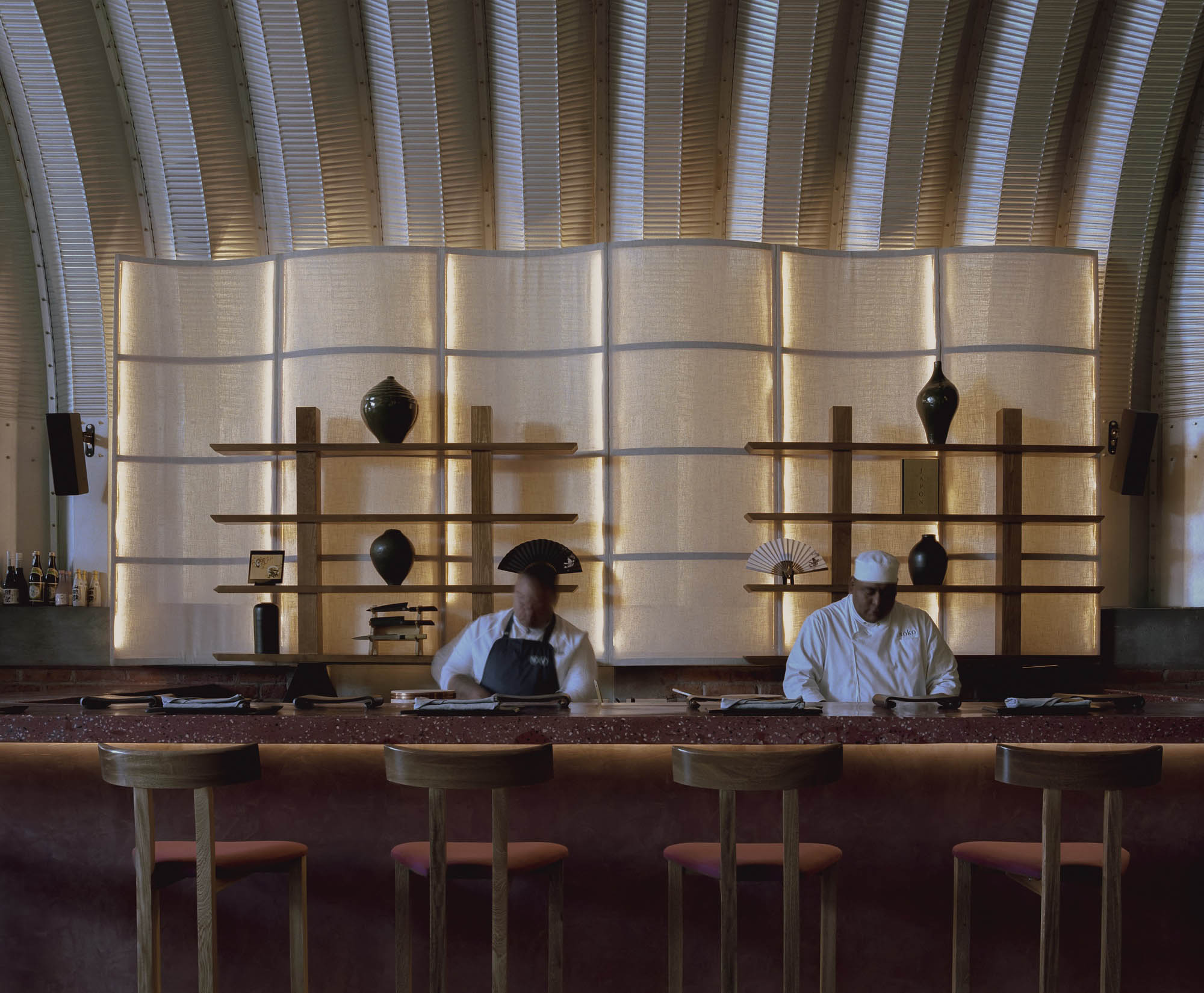 餐廳設計,CAAM Arquitectos,日料餐廳設計,日本鐵板燒料理餐廳,日料餐廳設計,餐廳設計案例,餐廳設計方案,日料店設計,墨西哥,Sōko Restaurant