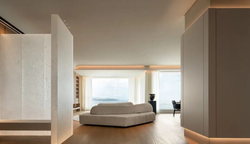 樂言空間設計|400㎡,深圳蛇口海景大平層