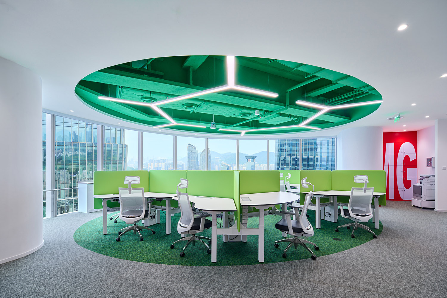 辦公室設計,開放式辦公室,辦公室裝修,現代風格辦公室設計,辦公室設計案例,辦公室設計方案,深圳環球音樂辦公室,深圳,邁朔建築設計